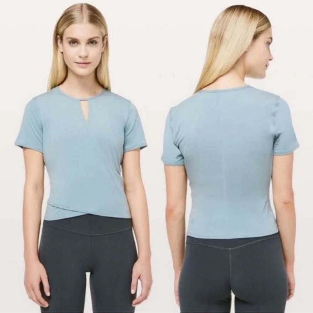 Lululemon Round Trip Blue Top